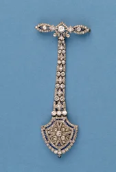 Taschenuhr (Saphir und Diamant)